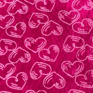 Pink w/hearts XL/XS adult cap sleeves top